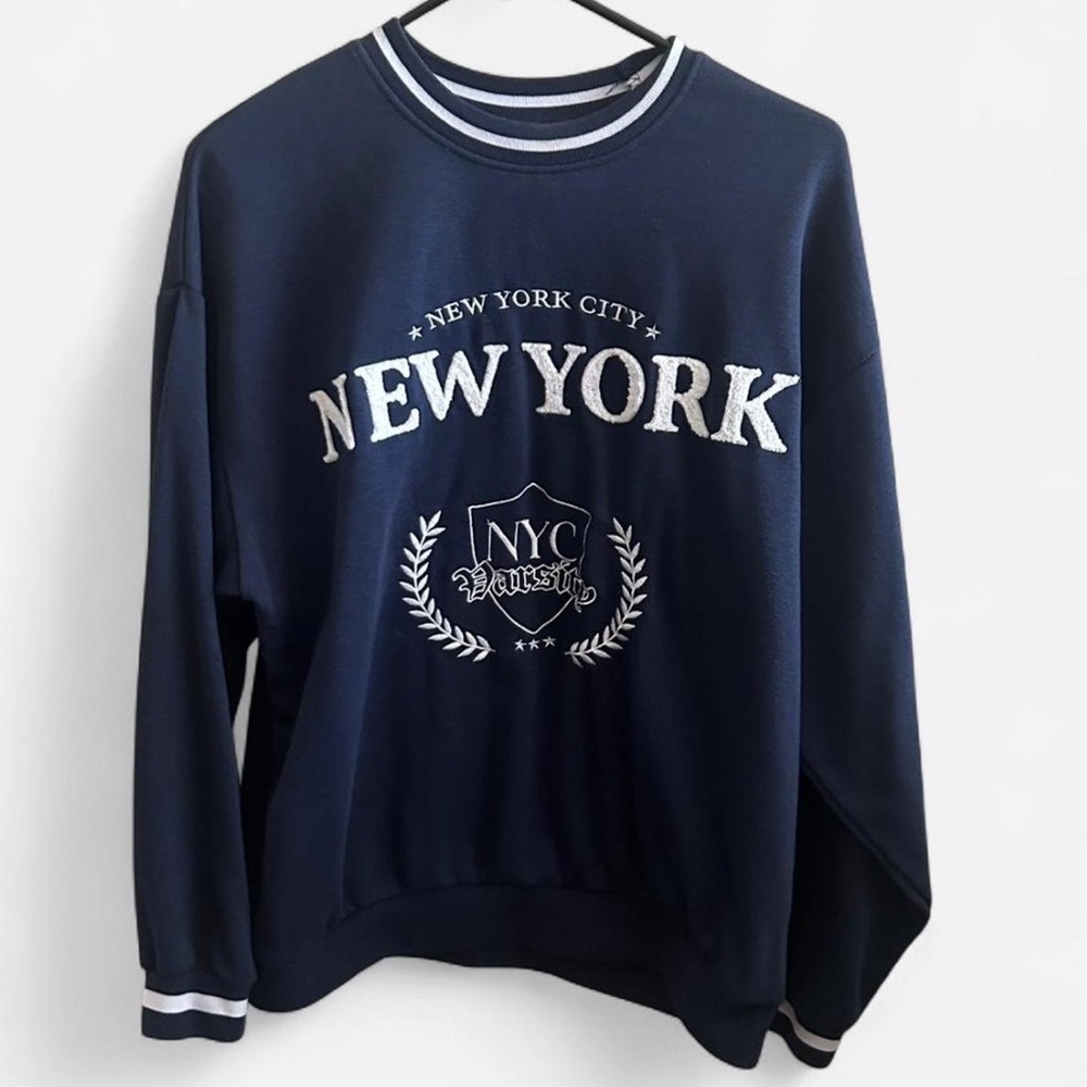 Aeropostale New York  Navy Crewneck Sweater